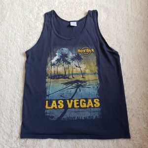 Hard Rock Cafe Navy Blue Las Vegas Tanktop